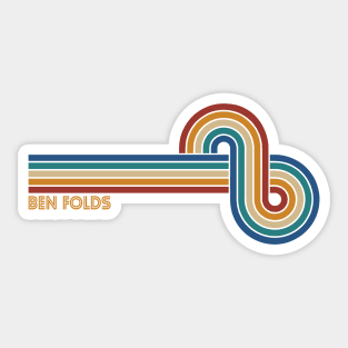 Ben Folds Musical Note Sticker